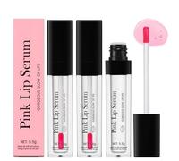 Lip Plumper - Natural Plumping Gloss & Care Serum, Pink Lip Gloss, Tinted Hydrating Balm with Moisturizing Repair, Reduces Fine Lines & Nourishes Lips