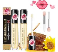 Lip Plumper - Vitamin E Lip Plumping Serum Instant Lip Filler, Lip Maximizer Hyaluronic Lip Plumper, for Moisturize, Eliminate Dryness Wrinkles, Enhances Plump Gloss (2Pcs)