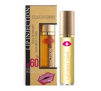Lip Plumping Gloss, Hydrating Glossy Plumper with 6.3g Formula, Long-Lasting Hydration, Moisturizing Dry Lip for Thin Lips, Beauty Necessity for Wedding, Models and Special Occasions,