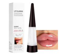 Lip Plumping Oil, Hydrating Lip Gloss with Soft Applicator, Moisturising Lip Care for Dry Lips, Peppermint and Jojoba Seed Extract, High Shine Volumising Makeup Base (Expert)