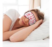 Lip Print Eye Mask Soft Sleeping Travel Nap Eye Mask for Women Men