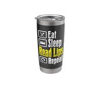 Lip Reading ASL Hand Gesture Deaf Hearing Loss Awareness Stainless Steel Insulated Tumbler