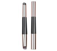 Lip Scrub Brush, Silicone Lip Brush - Silicone Eyeshadow Applicator | Portable Double-Head Design Stick for Makeup Nail Face Concealer Cosmetic Facial Skin Women Men