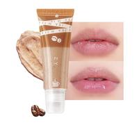 Lip Scrub Care Mask, Coffee Flavouring Lips Exfoliator, Lip Scrubs Balm, Exfoliating Lightening for Dark Lips, Natural Nourishing Fades Lip Lines, Lip Treatment for Women