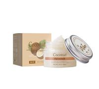 Lip Scrub Exfoliator, Gentle Lip Scrub Exfoliator and Moisturizer for Women, Lip Moisturizer Exfoliator Scrub for Daily Lip Care, Fruity Favors (Coconut, 50g)