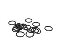 Lip seals 300PCS/lot Rubber Black NBR CS2.4mm OD7/8/9/10/11/12/13/14/15/16/17/18/19/20mm O Ring Nitrile Gasket Oil resistant waterproof Radial seals Rotary seals(16x11.2x2.4mm)