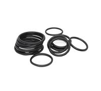 Lip seals 50 PCS/Lot Nitrile Rubber Black NBR 70A CS 2.5mm OD 7/8/9/10/11/12/13/14/15/16/17/18/19/20 * 2.5mm O Ring Gasket Oil Waterproof Radial seals Rotary seals(OD7XID2XCS2.5MM_70A)