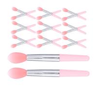 Lip Silicone Lipstick Applicator Mini Lips Brush 24pcs | Pink Finish, Soft Silicone Texture, Even Spreading and Contouring for Makeup Use