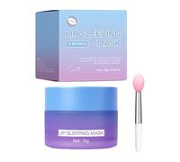 Lip Sleeping - Hydrating Lip Butter Balm, Overnight | 15g Sleeping Lipp Masque With Silicone Brush | For Women Improves Dryness Moisturizing Chapped Plumping Care
