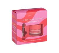 Lip Sleeping Mask Set - Raspberry Ripple - Includes Lip Mask And Silicone Applicator - A Great Gift For Teens - Includes: 1 X Lip Sleeping Mask 12g, 1 X Applicator