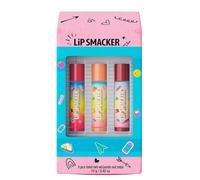 Lip Smacker, Back to School Collection, Eraser Box Lip Balm Trio, 3-Piece Lip Balm Set for Kids, Back to School Themed Giftset in a Cute Eraser Box Shape, Fun Lip Balm for Kids