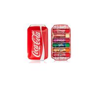 Lip Smacker Coca-Cola Collection, Gift Set 6 Coca-Cola & Sleep Mask, Fanta and Sprite Flavoured Lip Balms, Assorted Authentic Coca Cola-Flavoured Lip