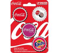 Lip Smacker Coca-Cola Collection, Set of 3 Flavoured Lip Balms, Classic Coke, C