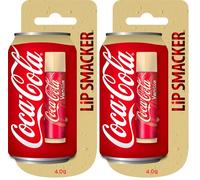 Lip Smacker - Coca-Cola Collection - Vanilla Coke Lip Balm for Kids - Vanilla Coke Flavour - Sweet Gift for Your Friends - Single Blister Pack (Pack of 2)