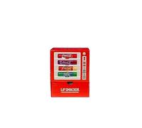 Lip Smacker Coca-Cola Collection, Coca-Cola, Coca-Cola Cherry, Coca-Cola Vanilla and Sprite Flavoured Lip Balms, Assorted Authentic Coca Cola-Flavoured Lip Balm, Gift Set in a Coke Vending Machine