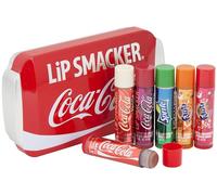 Lip Smacker - Coca-Cola Tin Collection - Set of Flavoured Lip Balms for Kids - Sweet Gift in a Collectible Iconic Coca-Cola Lip Balm Set - Gift Pack of 6