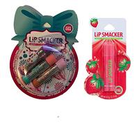 LIP SMACKER COCA COLA TRIO 3 x 4g ASSORTED LIP BALMS WITH FREE STRAWBERRY LIP BALM 4g PERFECT GIFT