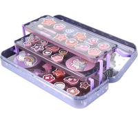 Lip Smacker Color Tin, Kids Makeup Set with Lip Glosses and Shimmer Creams for