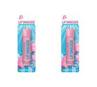 Lip Smacker Cotton Candy, Flavoured Lip Balm for Kids, Superior Moisture and Lip Smackin', Clear, Single Lip Balm (Pack of 2)