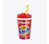 Lip Smacker - Coca-Cola Cup Collection - Strawberry Fanta Coke Cup Lip Balm for Kids - Fanta Strawberry Flavour - Sweet Gift for Your Friends - Single Pack