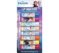 Lip Smacker Disney's Frozen Party Pack, Colorful Frozen-Inspired 8-piece Giftset Including Safe-to-Use Flavoured Lip Balms for Kids, Natural Finish