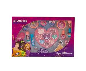 Lip Smacker Disney Princess Blockbuster Set, All-in-One Makeup Giftset with Lip Balms, Lip Glosses, Shimmer Creams and Nail Polishes for your Kids' Princess Look, Hair and Makeup Accessories Included