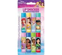 Lip Smacker Disney Princess Party Pack, 8 Flavoured Lip Glosses for Kids Inspired by Disney Princesses, Clear, Moisturizing and Refreshing