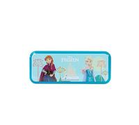Lip Smacker Frozen Artisan Picnic Travel Beauty Tin, Frozen-Inspired 3-Tier Make-up Set Including Lip Glosses, Shimmer Creams, Make-up Applicators and Hair Accessories for your Kids' Princess Look