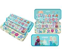 Lip Smacker Frozen Artisan Picnic Travel Beauty Tin, Frozen-Inspired 3-Tier Make