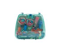 Lip Smacker Princess Ariel Mini Tote Bag, All-in-One Safe-to-Use Make-up Gifset for Kids Including Make-up for Face, Lips and Nails with Beauty Accessories Included for your Kids' Princess Look