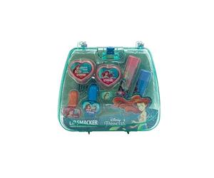 Lip Smacker Princess Ariel Mini Tote Bag, All-in-One Safe-to-Use Make-up Gifset for Kids Including Make-up for Face, Lips and Nails with Beauty Accessories Included for your Kids' Princess Look