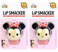 Lip Smacker - Tsum Tsum Collection - Minnie Mouse Lip Balm for Kids - Strawberry Flavour - Sweet Gift for Your Friends - Single Pack (Pack of 2)