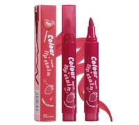 Lip Stain Marker, Matte Color Liner, Highly Pigmented Formula, Waterproof Tint Design, Long-Lasting Finish, Perfect for Daily Commuting and Travel Beauty Touchups
