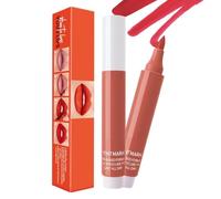 Lip Stain Pen, Lip Liner Marker, Long-Lasting Lip Colour for All Day - Moisturising Lip Stain with Precise Pen-Like Tip for Lipstick Make-Up, Smudgeproof, Natural