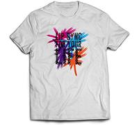 Lip Sync for Your Life Unisex T-Shirt - TV Drag Race Queen Tee Present (Medium, White)