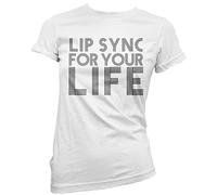 Lip Sync for Your Life - Womens T-Shirt - Drag Queen Race 12 White