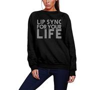 Lip Sync for Your Life - Youth & Womens Sweatshirt - Drag Queen Race XXL Black