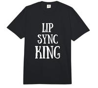Lip Sync King Best Lip-Syncer Competition Lip-Synch Comfort Colors Adult Heavyweight T-Shirt