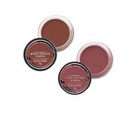 Lip Tint & Cheek Tint Multipot Combo - Ruby Pink & Caramel Brown | 3-in-1 Tints for Lips, Cheeks & Eyelids | Enriched with Jojoba Oil & Vitamin E | Creamy Matte Finish