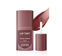 Lip Tint Glossy Mirror Long Lasting Lip Stain with Hydrating Formula Smudge Proof Kiss Proof Lightweight Non Sticky High Pigment Buildable Color 24hr Color Lock Doe Foot Applicator (JAZZ JAM)
