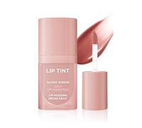 Lip Tint Glossy Mirror Long Lasting Lip Stain with Hydrating Formula Smudge Proof Kiss Proof Lightweight Non Sticky High Pigment Buildable Color 24hr Color Lock Doe Foot Applicator (PEACH)