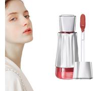Lip Tint Set for Women, 3g High-Shine Mirror Lip Gloss, Long-Lasting Waterproof Lip Stain with Glitter, Moisturizing Not Fade Nude Lipgloss, for Girls and Women