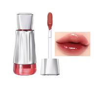 Lip Tint Set for Women, 3g High-Shine Mirror Lip Gloss, Long-Lasting Waterproof Lip Stain with Glitter, Moisturizing Not Fade Nude Lipgloss, for Girls and Women