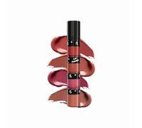 Lip Tower 4-in-1 Stackable Liquid Lipstick Set - 6ml | Soft Matte Nude Lipstick Combo | Infused with Cocoa Butter & Rosehip Oil | Mousse Texture, Intense Color Payoff, Hydrating & Lightweight