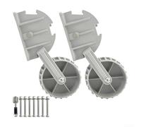 lip Up Dinghy Wheels Nylon Boat Launching Wheels Pair Retractable Towing Dolly for Small Boats up to 12ft 440lbs Inflatable Transporte
