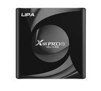 Lipa X88 Pro 13 TV Box 4-64 GB Android 13 -Mediaplayer With Kodi, Netflix and Playstore-8K decoder - Apps via Playstore and Internet - Wifi and Ethernet - Dolby Sound - Bluetooth