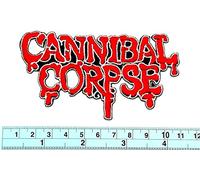 LipaLipaNa Cannibal Corpse Death Metal Band R Patch Badge Embroidered Iron on Applique Patch Accessory