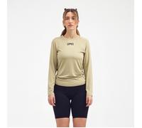 LIPATI Leeward LS Tee - Comfortable Brown Running Top for Women, Perfect for Training and Outdoor Activities, Size L