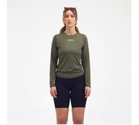 LIPATI Leeward LS Tee - Women's Green Running & Training Top, Size XXL for Comfort and Performance