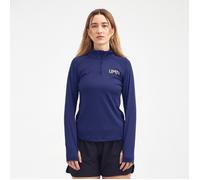 LIPATI Moderate Half Zip Long Sleeve Top M Blue for Running and Training - Comfortable Performance Gear